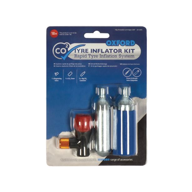 SET ZA POLNJENJE KOLESARSKIH PNEVMATIK, CO2 OXFORD