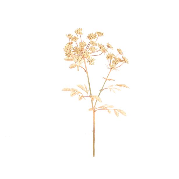 UMETNO CVETJE KOMARČEK VEJA 73.60CM X2 KREM