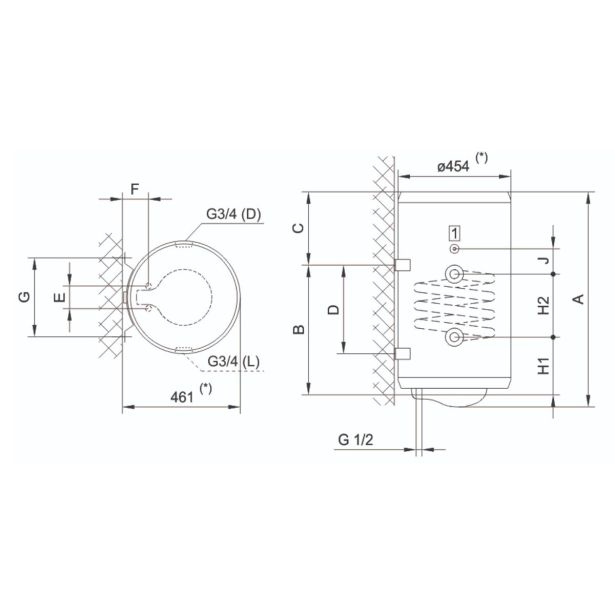 KOMBINIRANI GRELNIK VODE TIKI PRIME CR 120