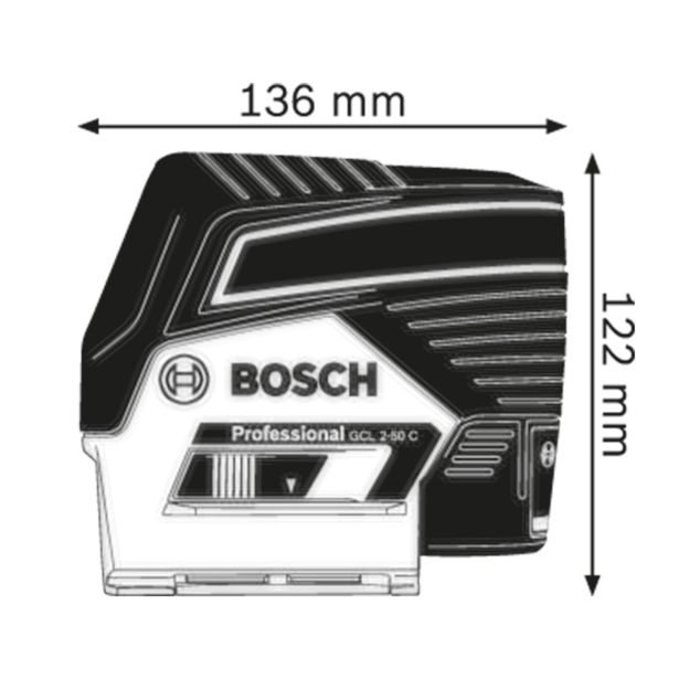 KOMBINIRANI LASER BOSCH GCL 2-50 C PROFESSIONAL
