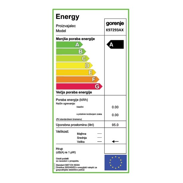 KOMBINIRANI ŠTEDILNIK GORENJE K 97293 AX