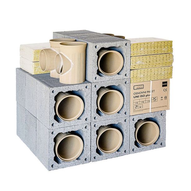 KOMPLETNI DIMNIK SCHIEDEL UNI ISO PLUS SET DIMNIK 18-45, 6 M