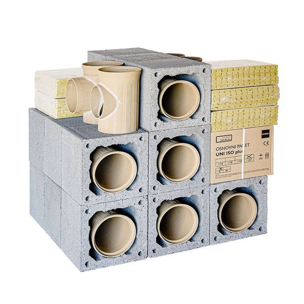 KOMPLETNI DIMNIK SCHIEDEL UNI ISO PLUS SET DIMNIK 20, 6 M