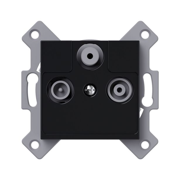 TV / AUDIO VTIČNICA ART KONČNA SAT ČRNA, VIJ, BOK,5-2000 MHZ