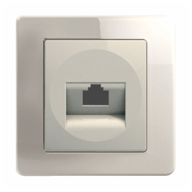 KOMUNIKACIJSKA VTIČNICA EKONOMIK CAT5E KS RJ45 8/8 BEŽ