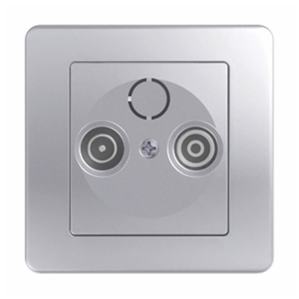 TV / AUDIO VTIČNICA EKONOMIK KONČNA TV-R SREBRNA