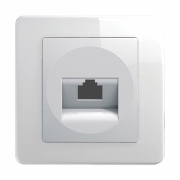 KOMUNIKACIJSKA VTIČNICA EKONOMIK TEL KS RJ11 6/4 BELA