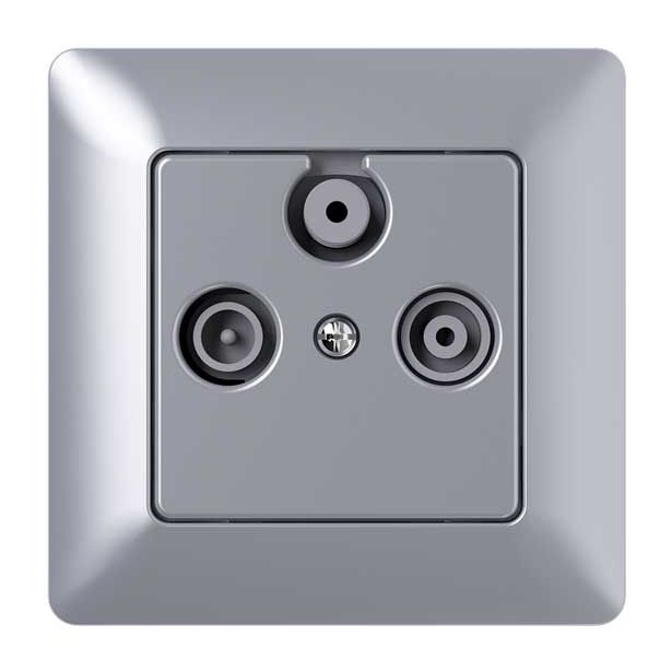 TV / AUDIO VTIČNICA MIKRO KONČNA SAT SREB, VIJAČNA, 5-2400 MHZ