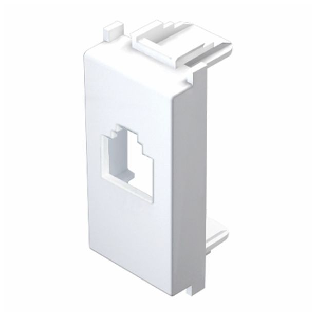 KOMUNIKACIJSKA VTIČNICA MODUL ADAPTER KEYSTONE BELA, 1M, BOK