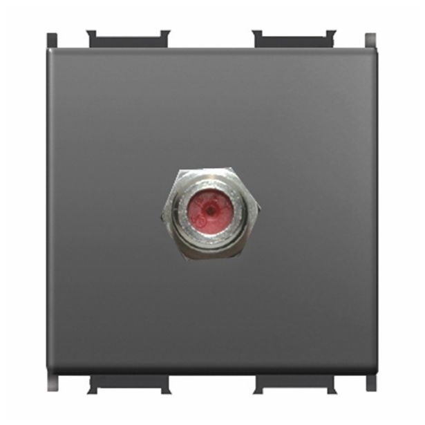 KOMUNIKACIJSKA VTIČNICA MODUL AVDIO ZVOČNIŠKA ČRNA, 1M, BOK