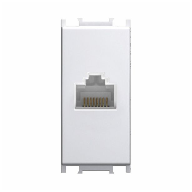 KOMUNIKACIJSKA VTIČNICA MODUL CAT5E KS RJ45 8/8 BELA, 1M, BOK