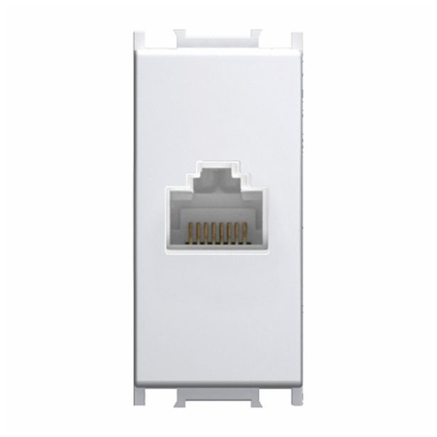 KOMUNIKACIJSKA VTIČNICA MODUL CAT5E KS RJ45 8/8 BELA, 1M, BOK