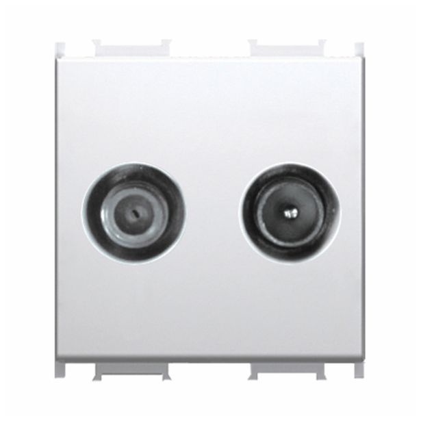 TV / AUDIO VTIČNICA MODUL KONČNA SAT-TV BELA, 1 DB, 2M, BOK