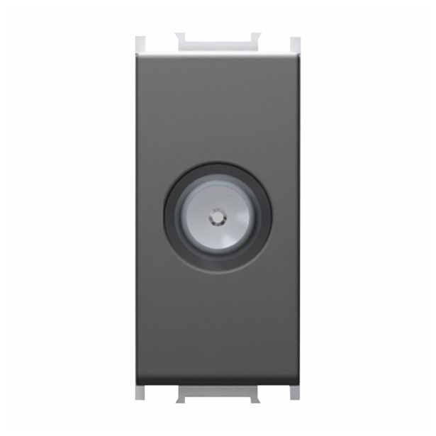 TV / AUDIO VTIČNICA MODUL KONČNA TV ČRNA, 1 DB, 1M, BOK