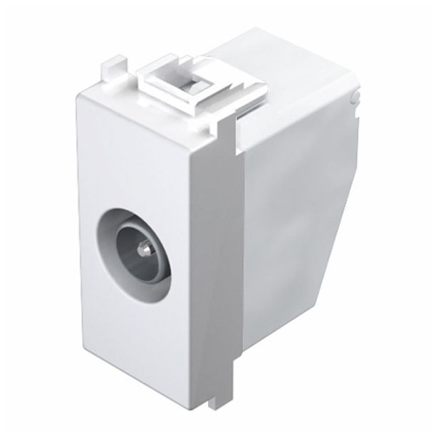 TV / AUDIO VTIČNICA MODUL PREHODNA TV BELA, 10 DB, 1M, BOK