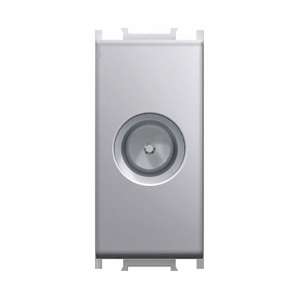 TV / AUDIO VTIČNICA MODYS KONČNA TV-R SREBRNA, 1M, BOK