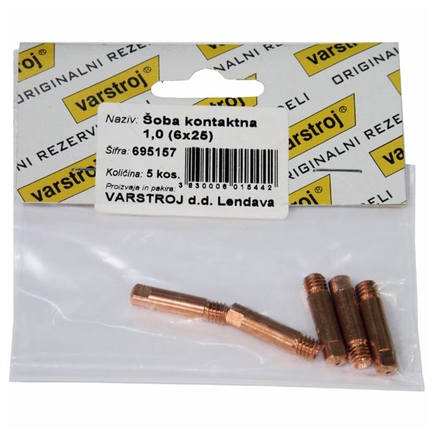 KONTAKTNA ŠOBA MIG/MAG VARSTROJ 1.0 M6 (FI 6X25) 680635