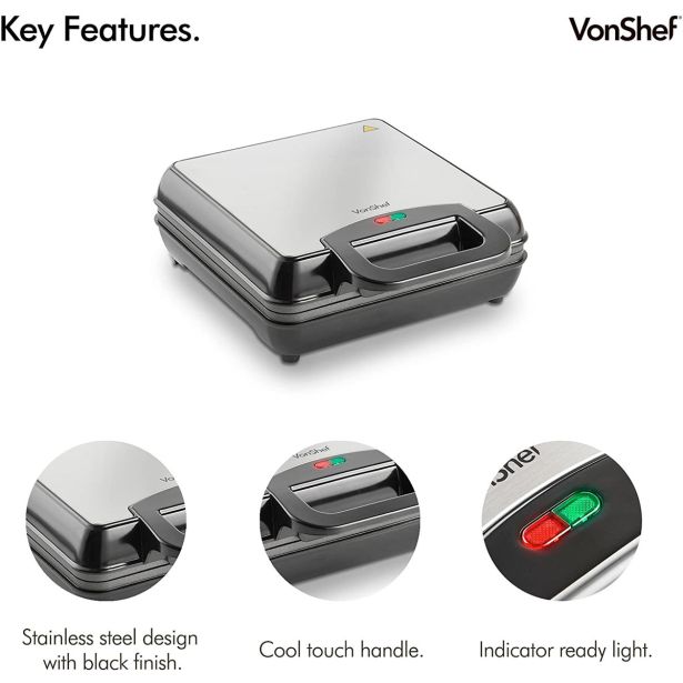 APARAT ZA VAFLJE VONSHEF 1100W