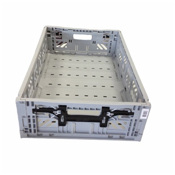 KONTEJNER - ZABOJNIK PVC 60X40X15 CM SIVI, ZLOŽJIV