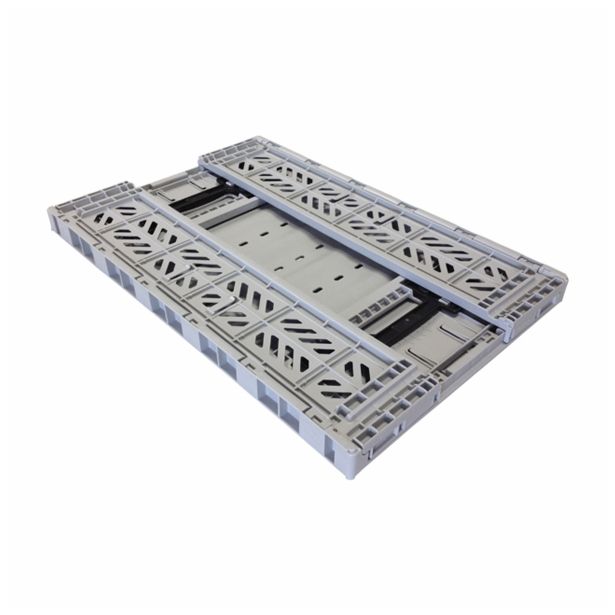 KONTEJNER - ZABOJNIK PVC 60X40X15 CM SIVI, ZLOŽJIV