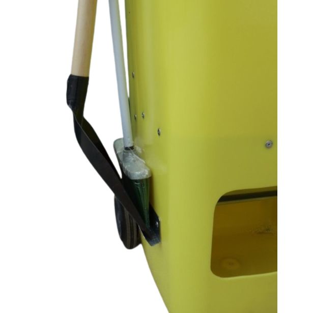 KONTEJNER - ZABOJNIK EKO LUX EKOLOŠKI RUMEN LOPATA 260 MM; METLA 250MM