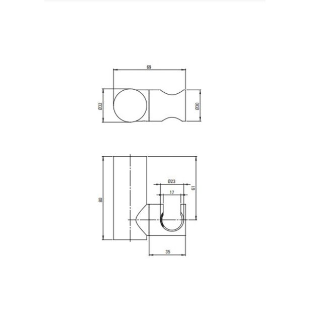 NOSILEC ZA TUŠ DEANTE ROUND ANR N21U
