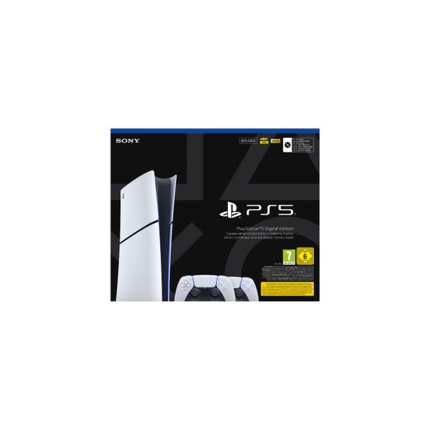 KONZOLA PS SONY PS5 DIGITAL E CHASSIS + PS5 DUALSENSE WHITE