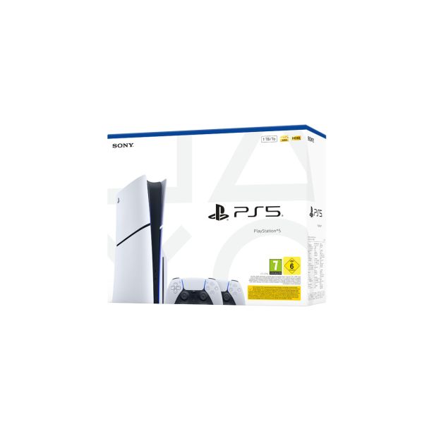KONZOLA PS SONY PS5 E CHASSIS + PS5 DUALSENSE WHITE