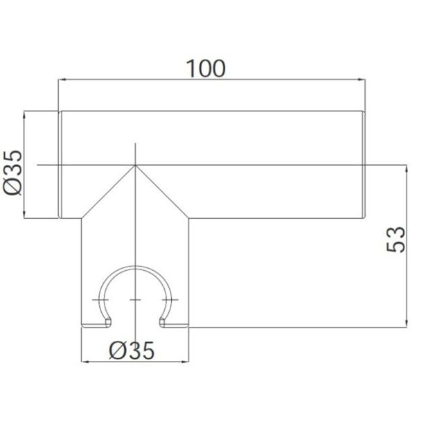 KONZOLA UNITAS ZGLOBNO KROMIRANO PURE 12152