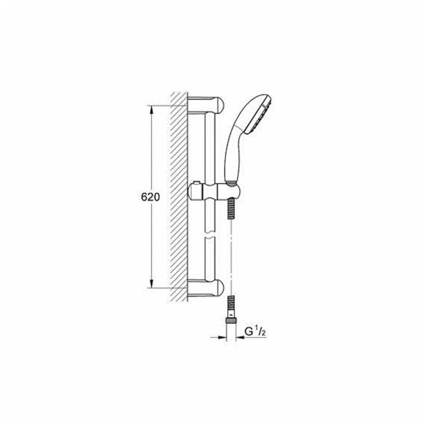 KONZOLA ZA PRHO GROHE NEW TEMPESTA PRHA, KONZOLA, CEV