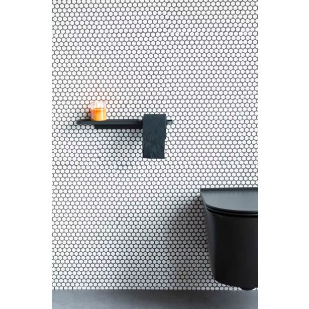 KOPALNIŠKA GALANTERIJA BRABANTIA MINDSET NOSILEC ZA TOALETNI PAPIR S POLICO