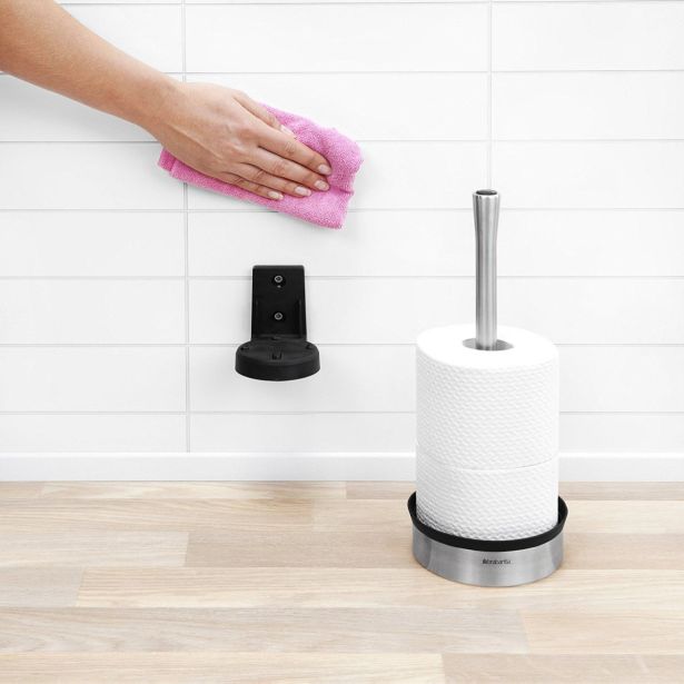 KOPALNIŠKA GALANTERIJA BRABANTIA NOSILEC TOALETNEGA PAPIRJA PROFILE PLATINUM