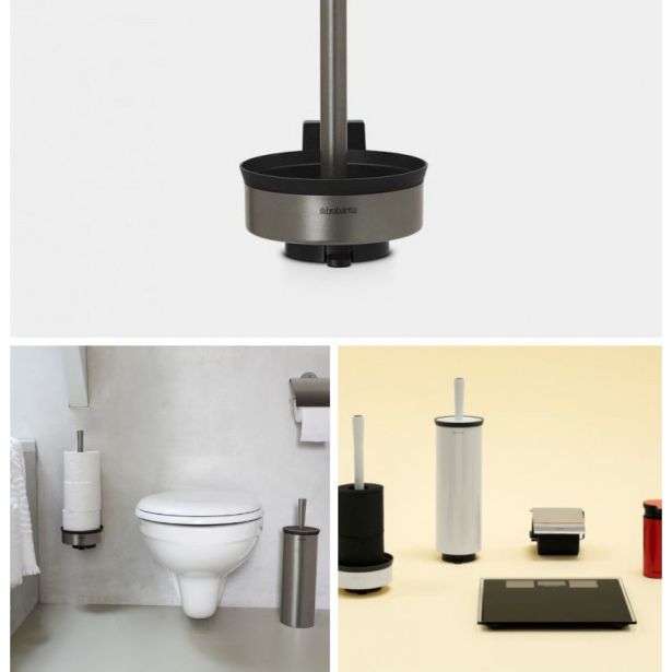 KOPALNIŠKA GALANTERIJA BRABANTIA NOSILEC TOALETNEGA PAPIRJA PROFILE PLATINUM