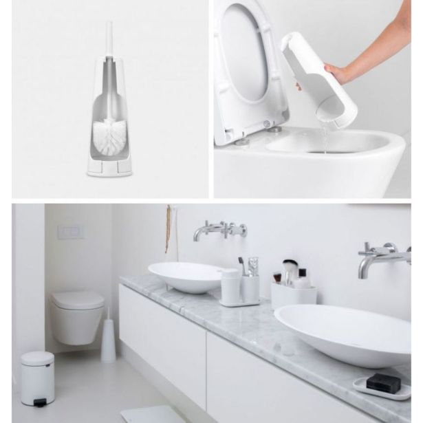 KOPALNIŠKA GALANTERIJA BRABANTIA WC ŠČETKA RENEW BELA