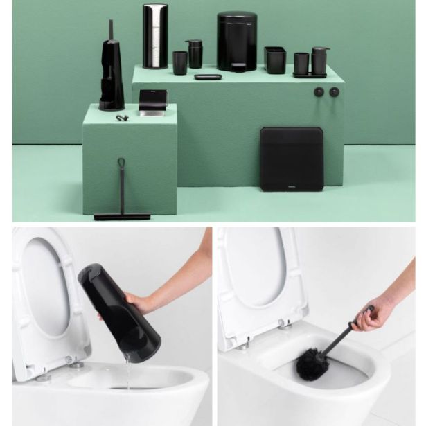 KOPALNIŠKA GALANTERIJA BRABANTIA WC ŠČETKA RENEW ČRNA