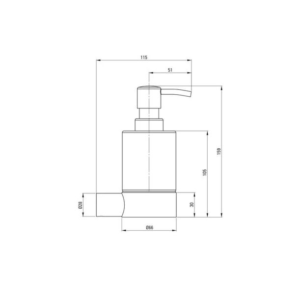 KOPALNIŠKA GALANTERIJA DEANTE DOZIRNIK MILA ROUND ADR N421