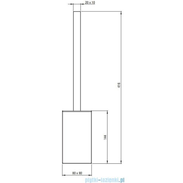 KOPALNIŠKA GALANTERIJA DEANTE WC ŠČETKA MOKKO ADM A712
