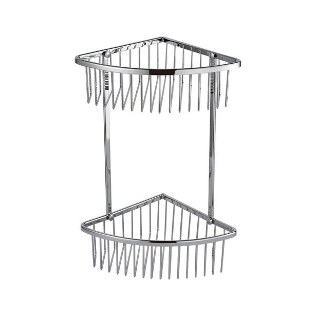 KOPALNIŠKA GALANTERIJA KOLPA SAN DVOJNA KOTNA KOŠARICA ZA TUŠ KABINO EL-10