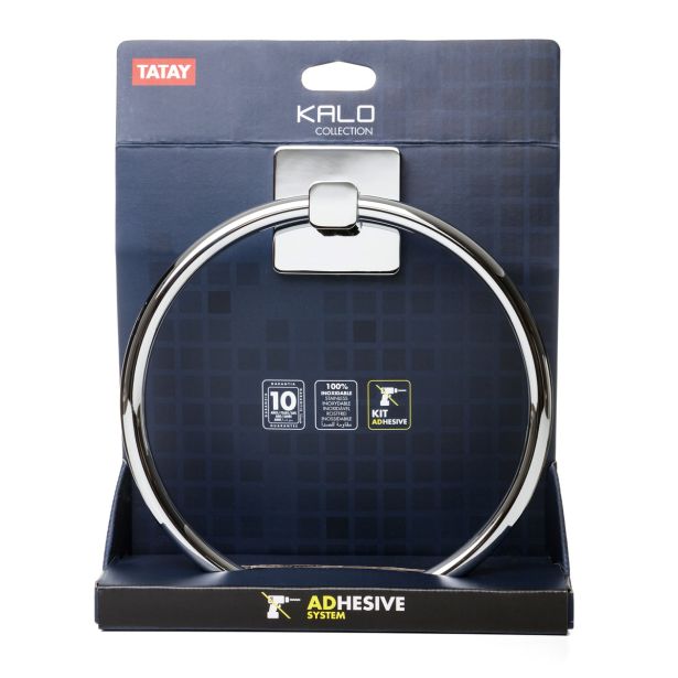 KOPALNIŠKA GALANTERIJA TATAY KALO KROM DRŽ. ZA BRISAČE OKROGLO 3M ZA ZALEPIT