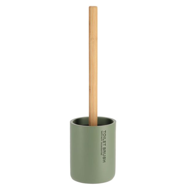 KOPALNIŠKA GALANTERIJA TENDANCE POLYRESIN WC ŠČETKA KAKI/BAMBOO