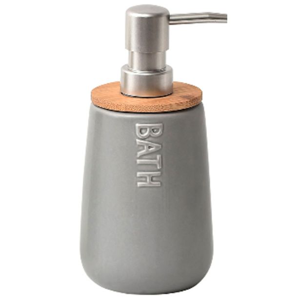 KOPALNIŠKA GALANTERIJA TATAY TENDANCE DOZA ZA TEKOČE MILO BAMBUS, SIVA