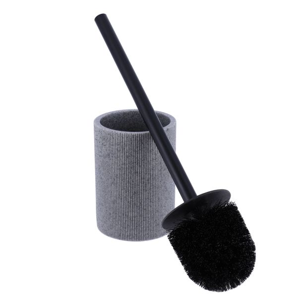 KOPALNIŠKA GALANTERIJA TENDANCE WC ŠČETKA S ČRTAMI SIVA