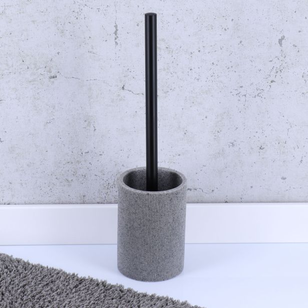 KOPALNIŠKA GALANTERIJA TENDANCE WC ŠČETKA S ČRTAMI SIVA