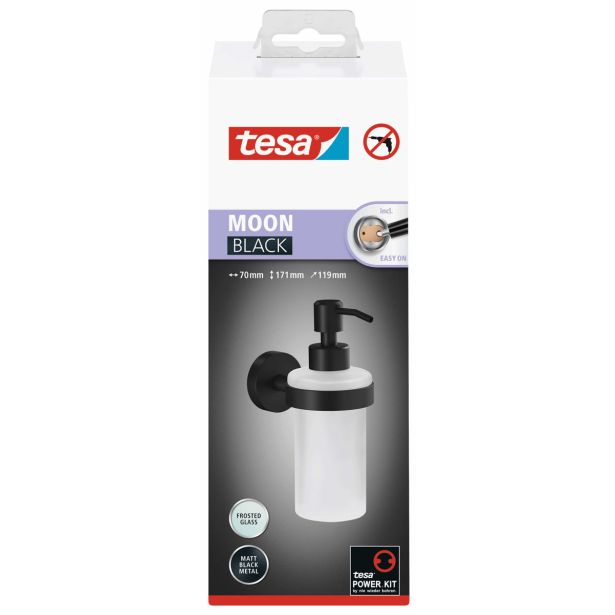 KOPALNIŠKA GALANTERIJA TESA MOON POSODA ZA TEKOČE MILO BLACK