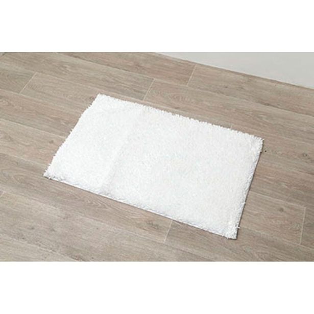 KOPALNIŠKA PREPROGA TENDANCE MICROFIBER 50X80 CM BELA