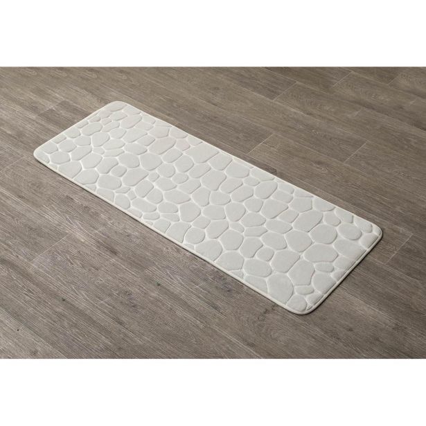 KOPALNIŠKA PREPROGA TENDANCE MICROFIBER SPOMINSKA PENA PEBBLE 45X120 CM NARAVNA