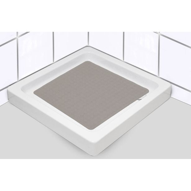 KOPALNIŠKA PREPROGA TENDANCE PODLOGA KAD 53X53 CM TAUPE GUMA
