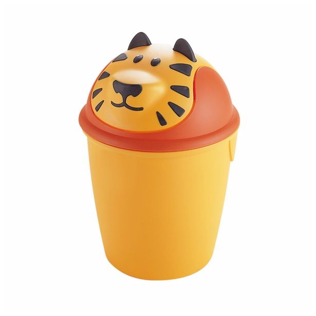 KOŠ ZA SMETI CURVER FLIP, RUMENA, TIGER