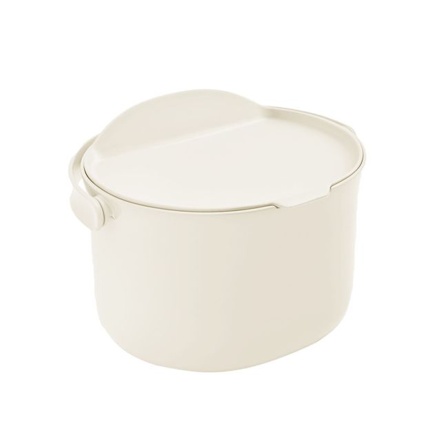 KOŠ ZA BIOLOŠKE ODPADKE PLASTIKA SKAZA ORGANKO DAILY KREMNO BEL 3.3 L