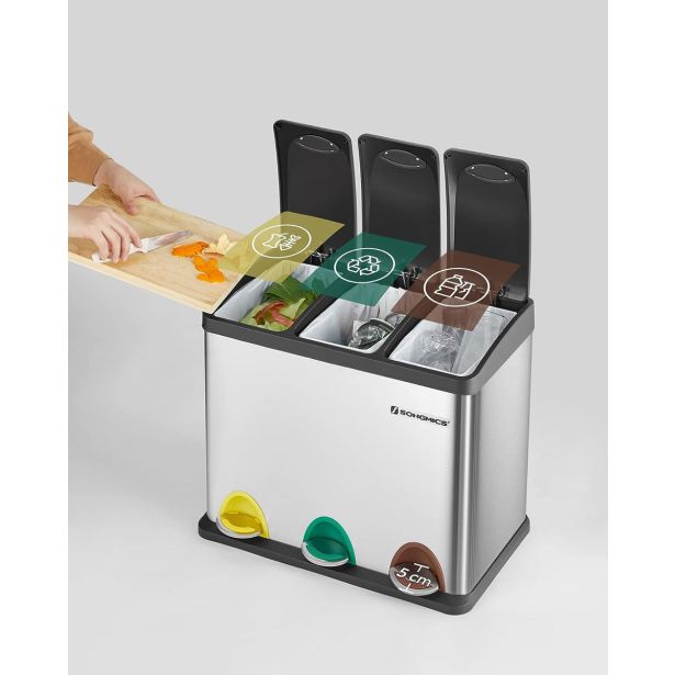 KOŠ ZA LOČEVANJE ODPADKOV SONGMICS 24L, LTB24L